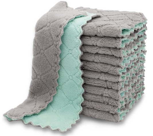 Velvety Dishcloths for Cleaning Air Fryer