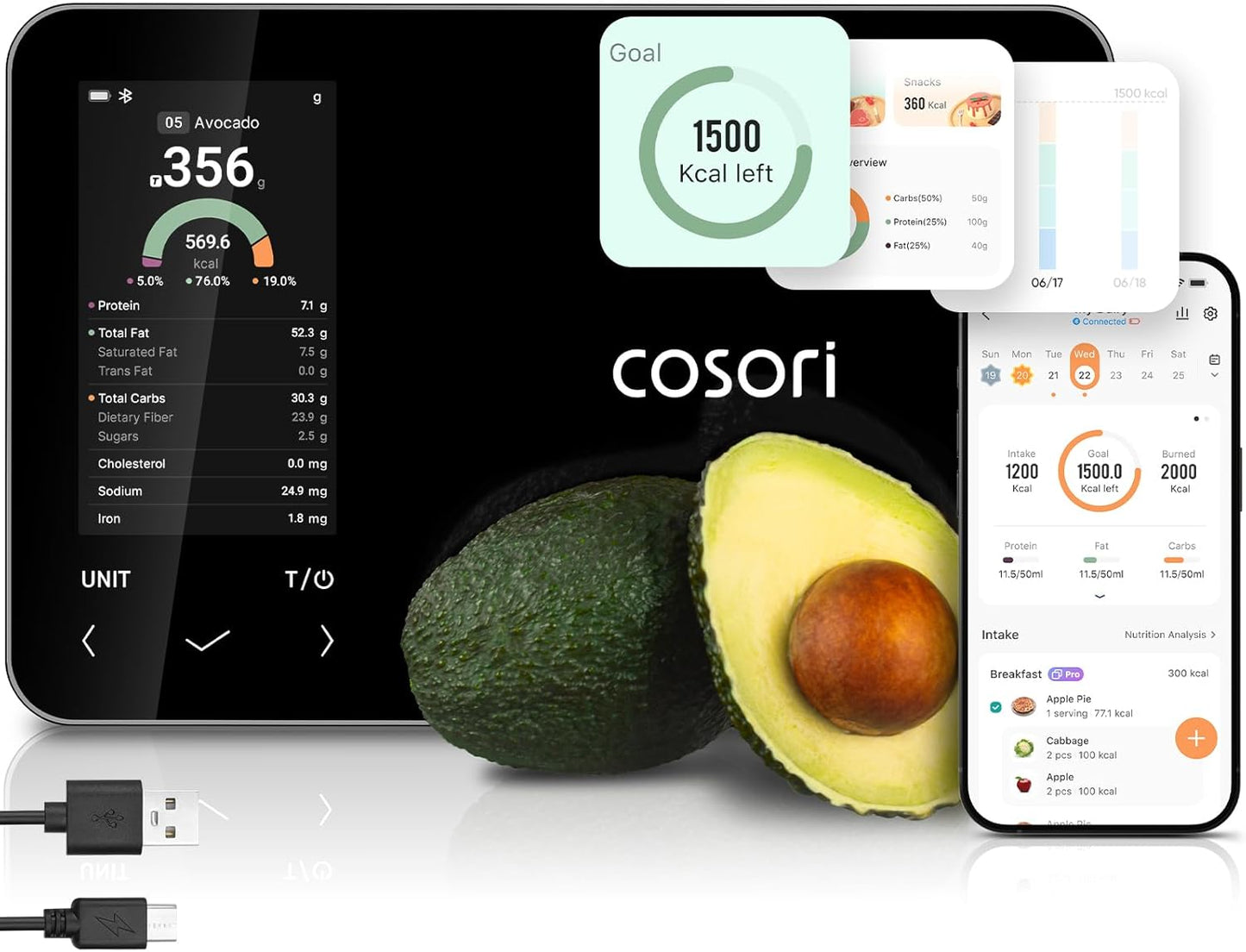 Cosori Kitchen and Nutrition Scale