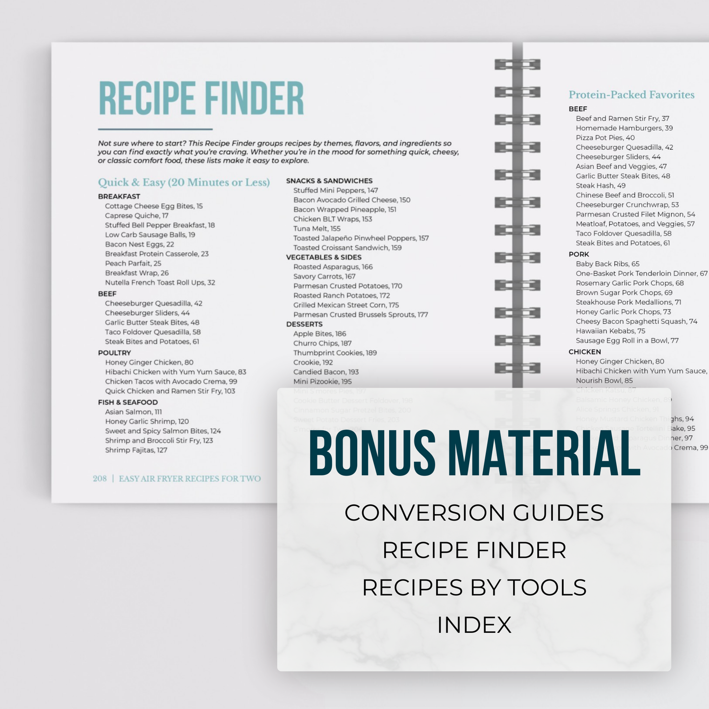 Easy Air Fryer Recipes for Two Cookbook