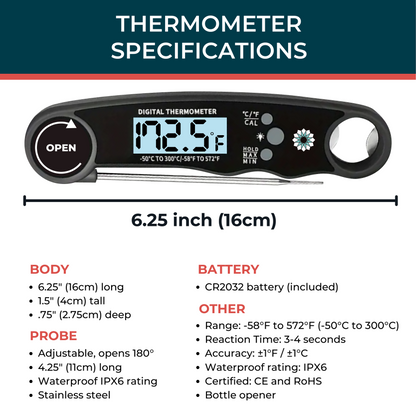 Instant Read Food Thermometer